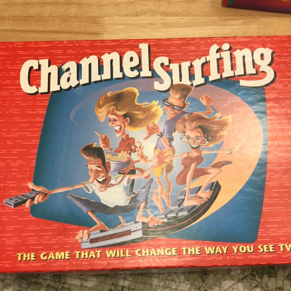 Channel Surfing Game Milton Bradley 1994excellent - Picture 1 of 13